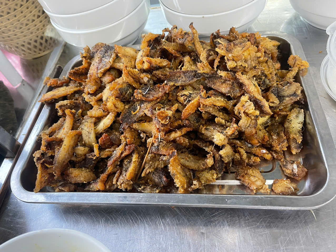 Món ăn bún canh cá rô đồng 2